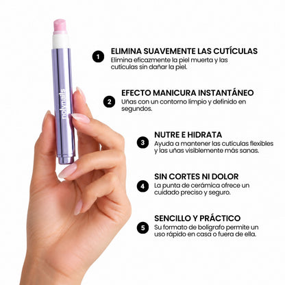 Bolígrafo para Cutículas 3 en 1